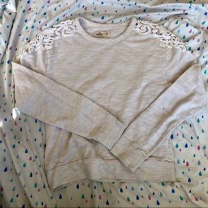 Hollister Lace Sweater Size XSmall